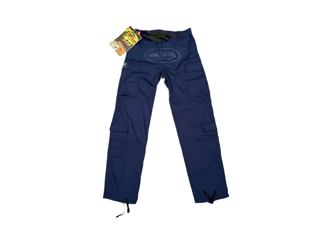 Corteiz Guerillaz Cargo Pant Navy/Navy