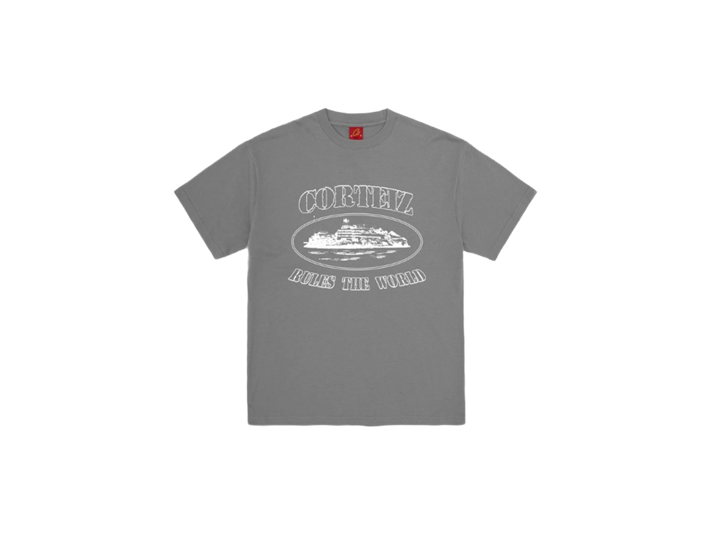 Corteiz OG Alcatraz Tee Gully Grey-Corteiz-pikastore.cz