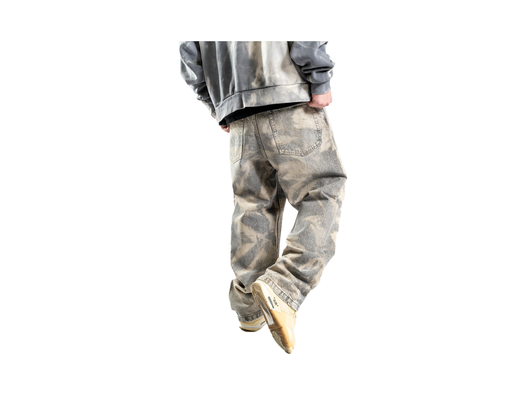 Custom Bleached Jeans-Kalhoty-Custompantsprg-pikastore.cz