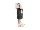 Custom Leather Tribal Shorts Black-Kalhoty-Custompantsprg-pikastore.cz