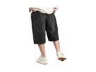 Custom Leather Tribal Shorts Black-Kalhoty-Custompantsprg-pikastore.cz