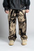 Custom Bleached Black Jeans-Kalhoty-Custompantsprg-pikastore.cz