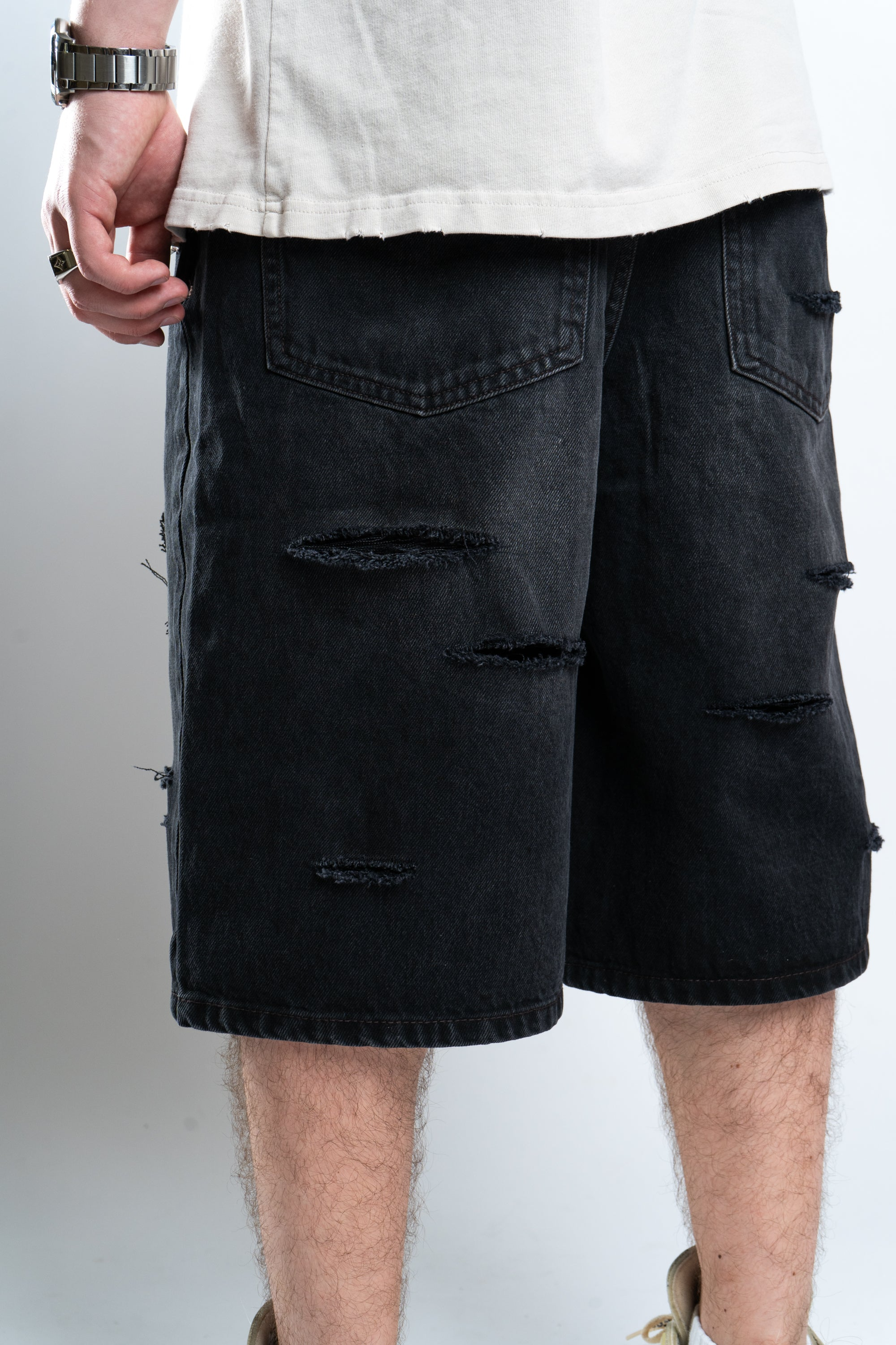 Custom Tribal Shorts Black-Kalhoty-Custompantsprg-pikastore.cz