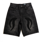 Custom Tribal Shorts Black-Kalhoty-Custompantsprg-pikastore.cz