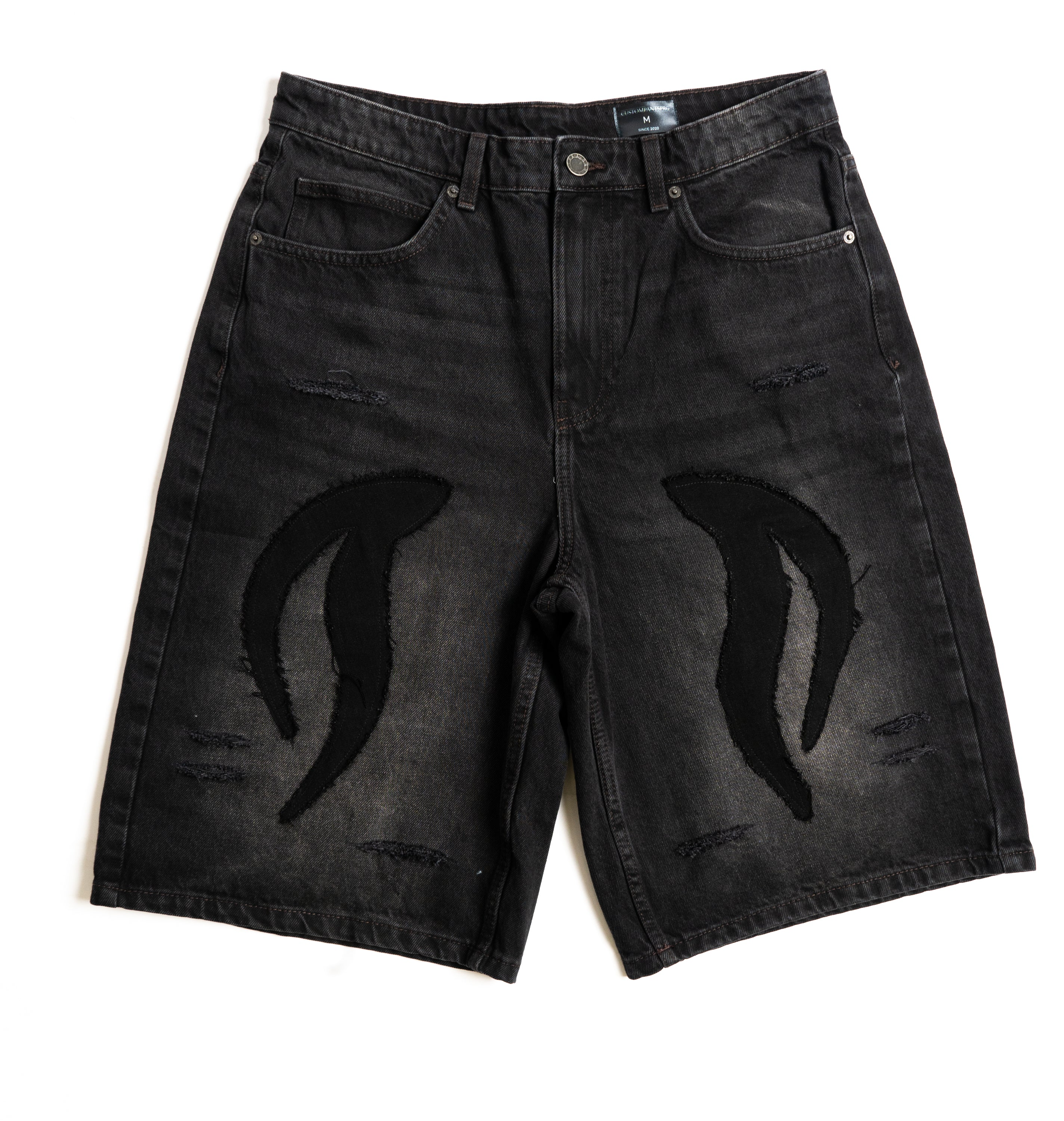 Custom Tribal Shorts Black-Kalhoty-Custompantsprg-pikastore.cz