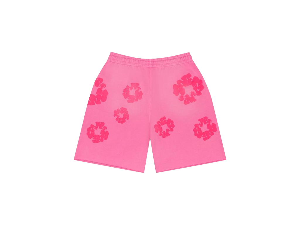 Denim Tears Mono Cotton Wreath Sweat Shorts Pink-Denim Tears-pikastore.cz