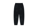 Denim Tears Cotton Wreath Sweatpants Black Monochrome