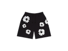 Denim Tears The Cotton Wreath Shorts Black-Denim Tears-pikastore.cz