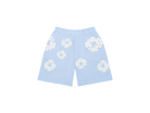 Denim Tears The Cotton Wreath Sweatshorts Powder Blue-Denim Tears-pikastore.cz
