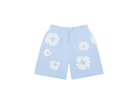 Denim Tears The Cotton Wreath Sweatshorts Powder Blue-Denim Tears-pikastore.cz