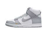Nike Dunk High Next Nature GS Wolf Gray Marigold