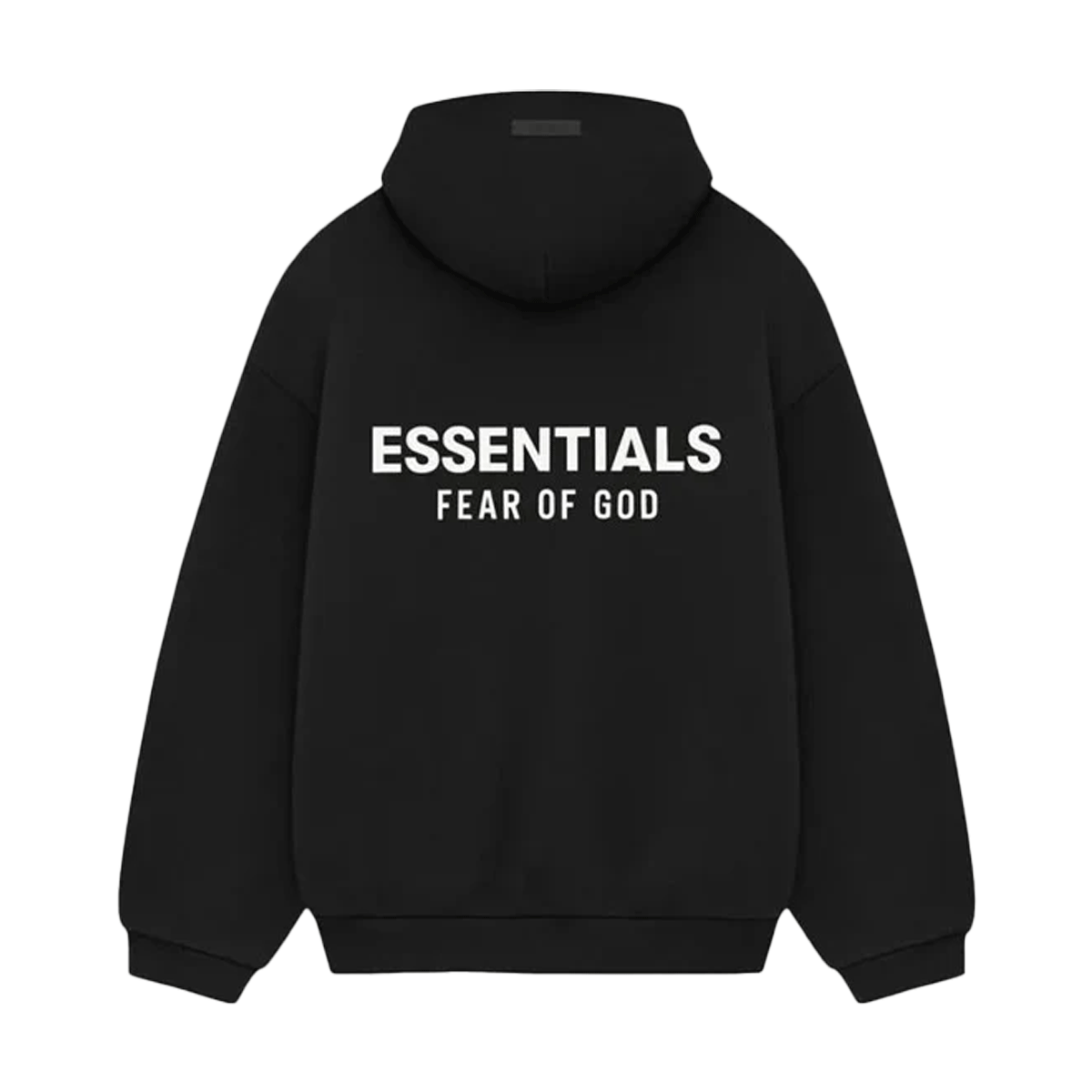 Fear of God Essentials Fleece Hoodie S24 Black-Fear of God-pikastore.cz
