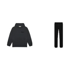 Fear of God Essentials S22 Sweatpants + S22 Hoodie Black - SET