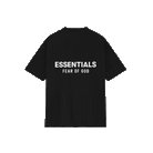Fear of God Essentials S25 T-Shirt Jet Black-Fear of God-pikastore.cz