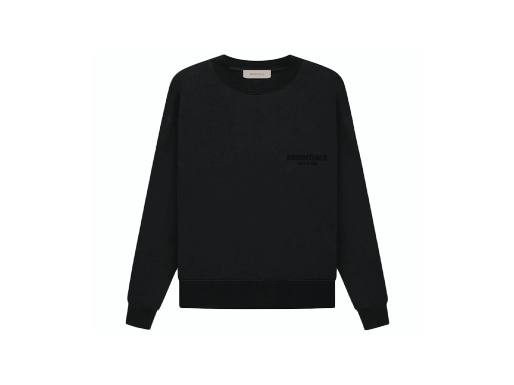 Fear of God Essentials Crewneck S22 Black Limo - PIKASTORE-Fear of God-pikastore.cz