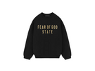 Fear of God Essentials Fleece S24 Crewneck Black-Fear of God-pikastore.cz