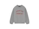 Fear of God Essentials Fleece S24 Crewneck Dark Heather-Fear of God-pikastore.cz