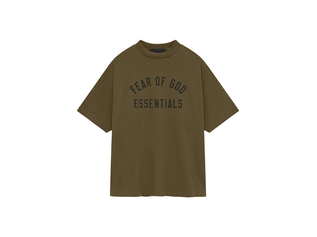 Fear of God Essentials Jersey S24 Crewneck Tee Olive-Fear of God-pikastore.cz