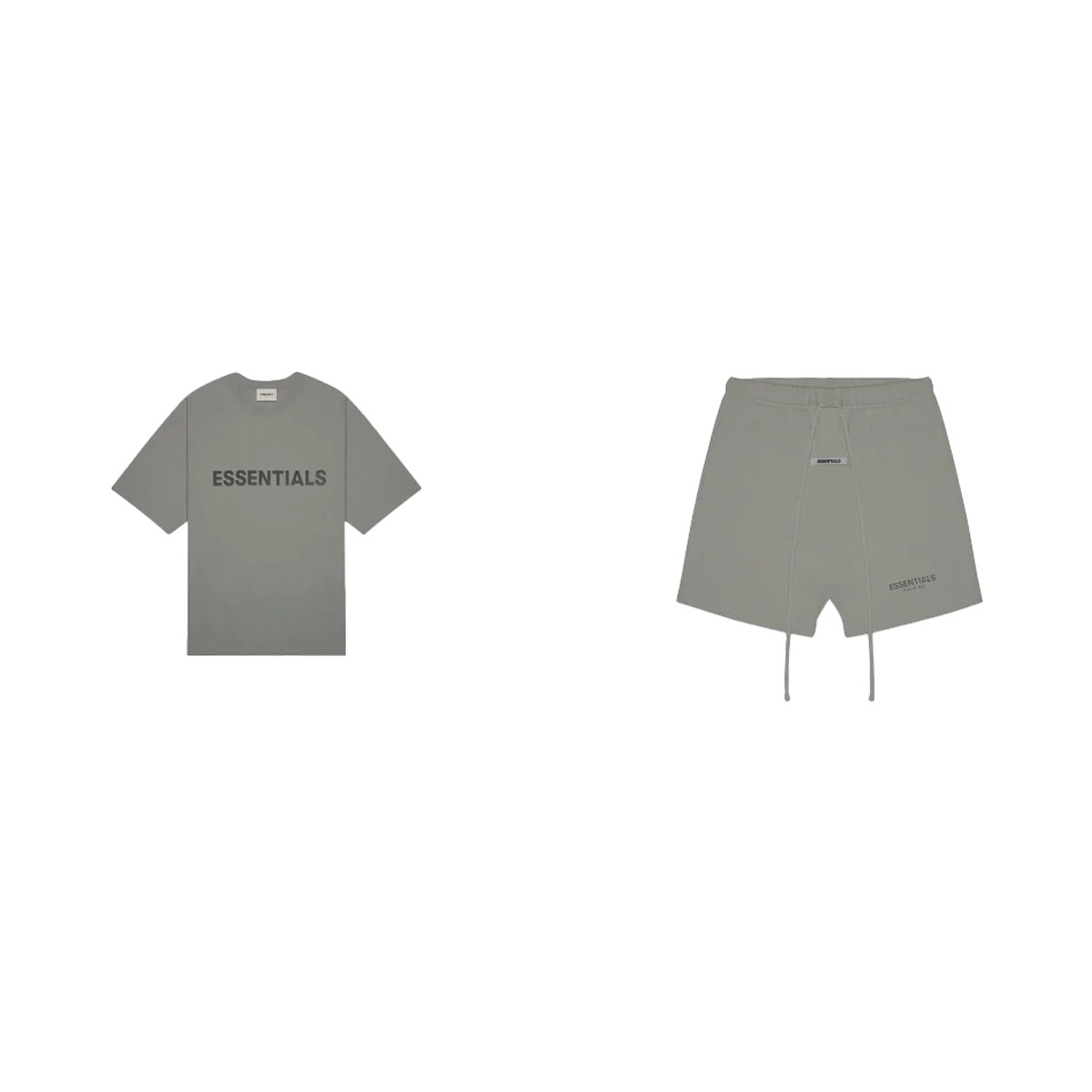Fear of God Essentials S20 Shorts + S20 T-Shirt Gray - SET