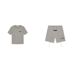 Fear of God Essentials S22 Shorts + S22 T-Shirt Dark Oatmeal - SET