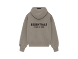 Fear of God Essentials S25 Zip-Up Hoodie Homestead Heather - PIKASTORE