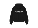 Fear of God Essentials S25 Zip-Up Hoodie Jet Black - PIKASTORE