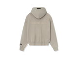 Fear of God Essentials S25 Zip-Up Hoodie Timber - PIKASTORE