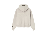 Fear of God Essentials Classic Full Zip Hoodie Heather Stone