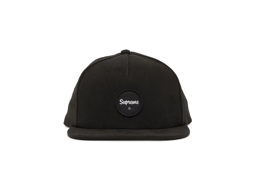 Supreme Twill Patch 5-Panel Black