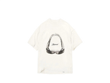 Represent Shark Jaws T-shirt Flat White