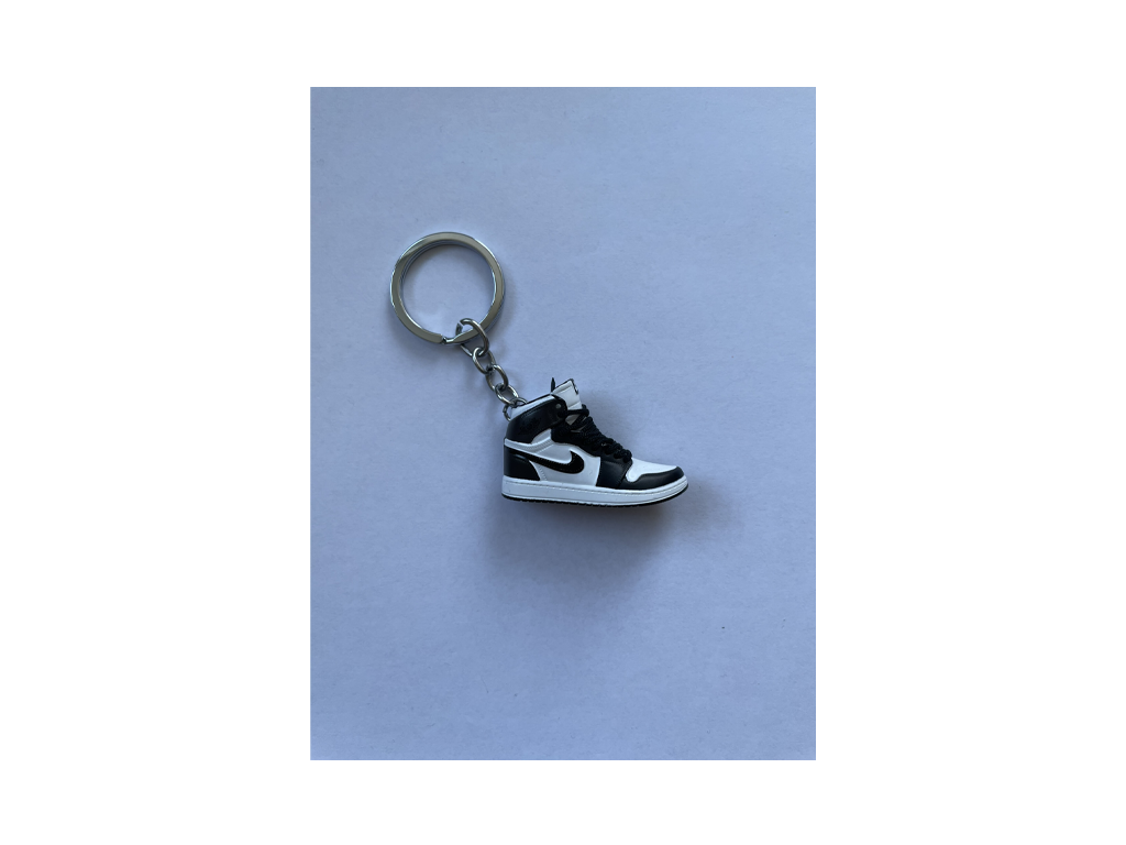 3D Keychain Jordan 1 Retro High 85 Black White