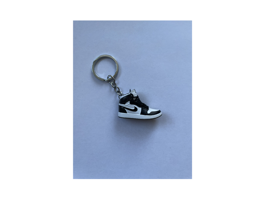 3D Keychain Jordan 1 Retro High 85 Black White