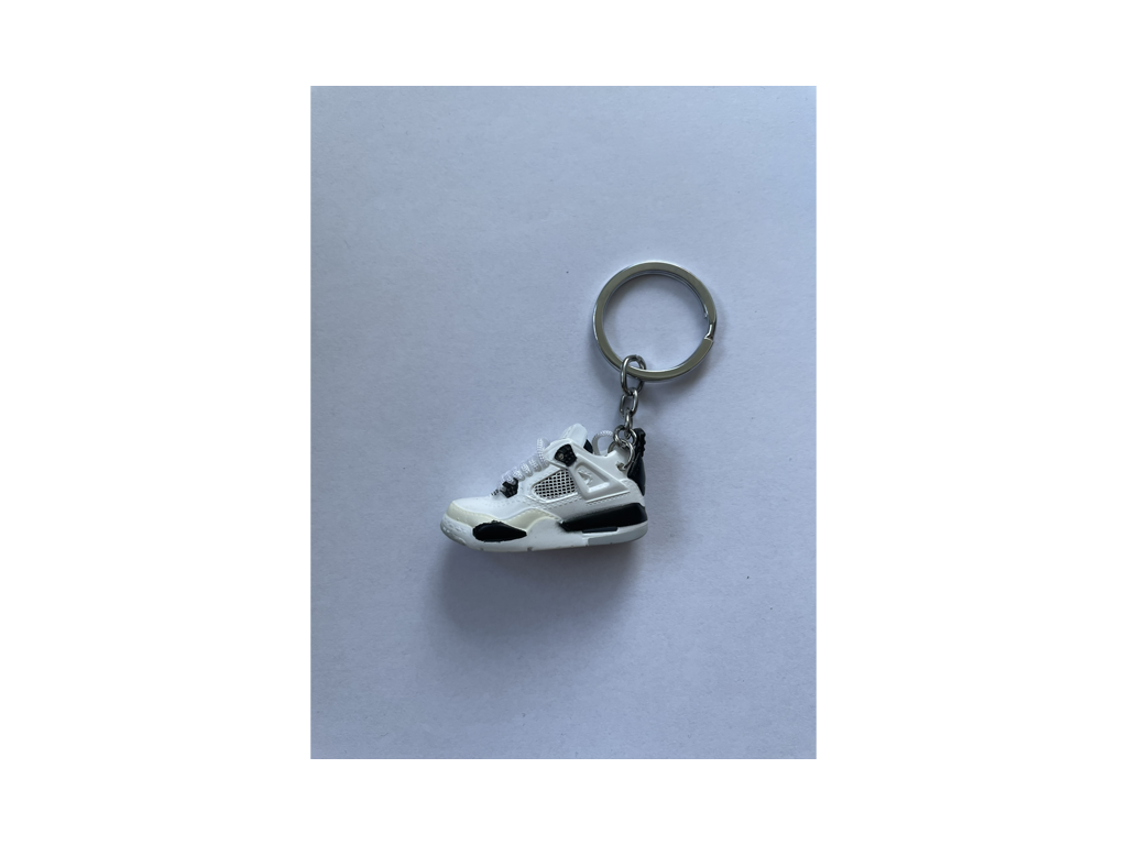 3D Keychain Jordan 4 Military Black