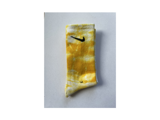 Nike Tie Dye Socks Yellow