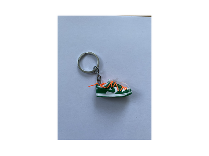 3D Keychain Nike Dunk Low Off White Pine Green Michigan State