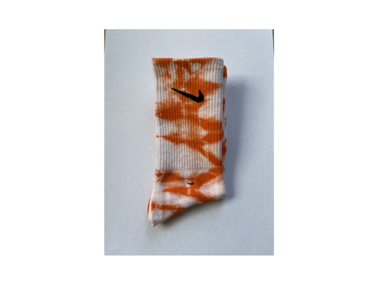 Nike Tie Dye Socks Orange