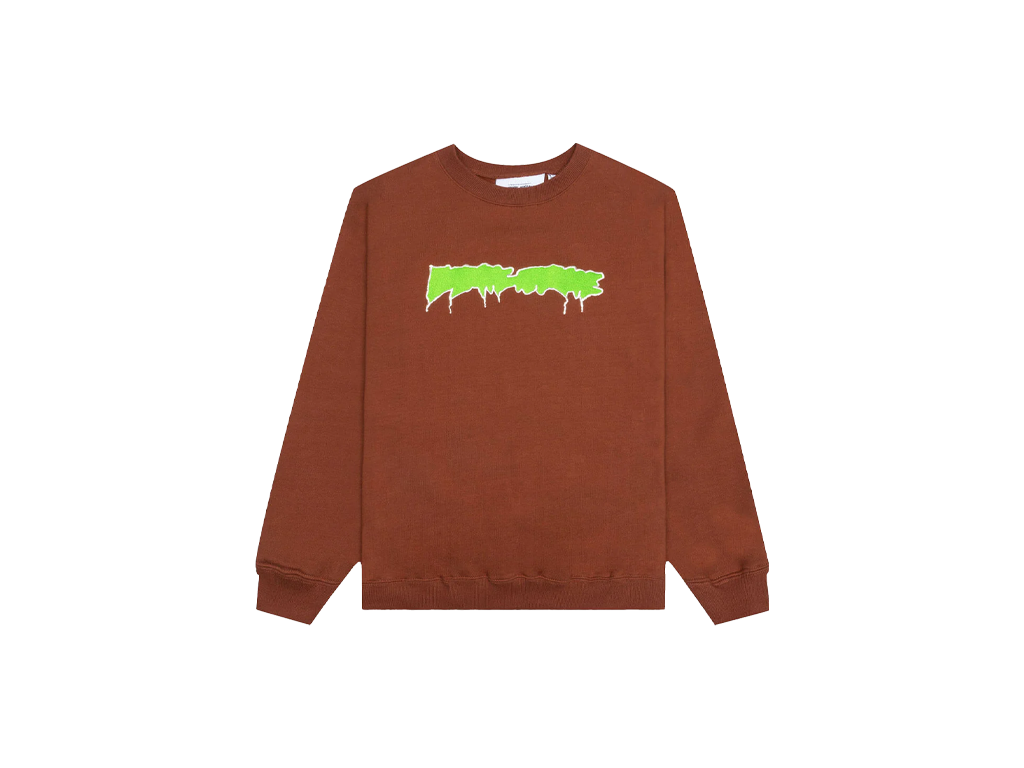 Fucking Awesome Outline Logo Crewneck Argan Oil