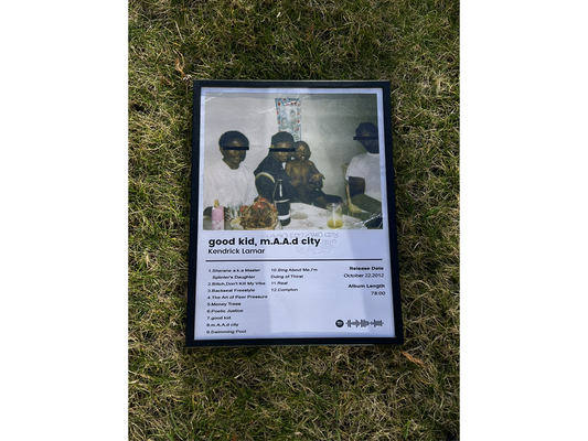 Good Kid, Kendrick Lamar - A3 Album Print