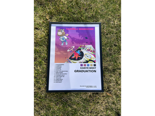Graduation, Kanye West - A3 Album Print