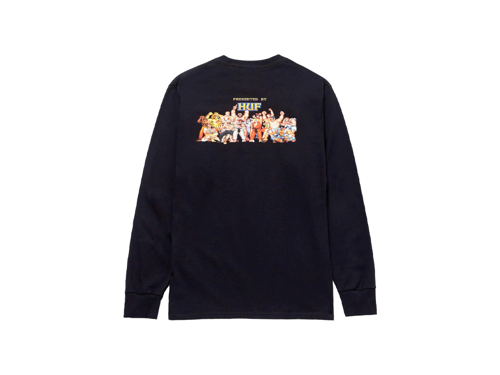 HUF Ending Longsleeve Tee Black-HUF-pikastore.cz