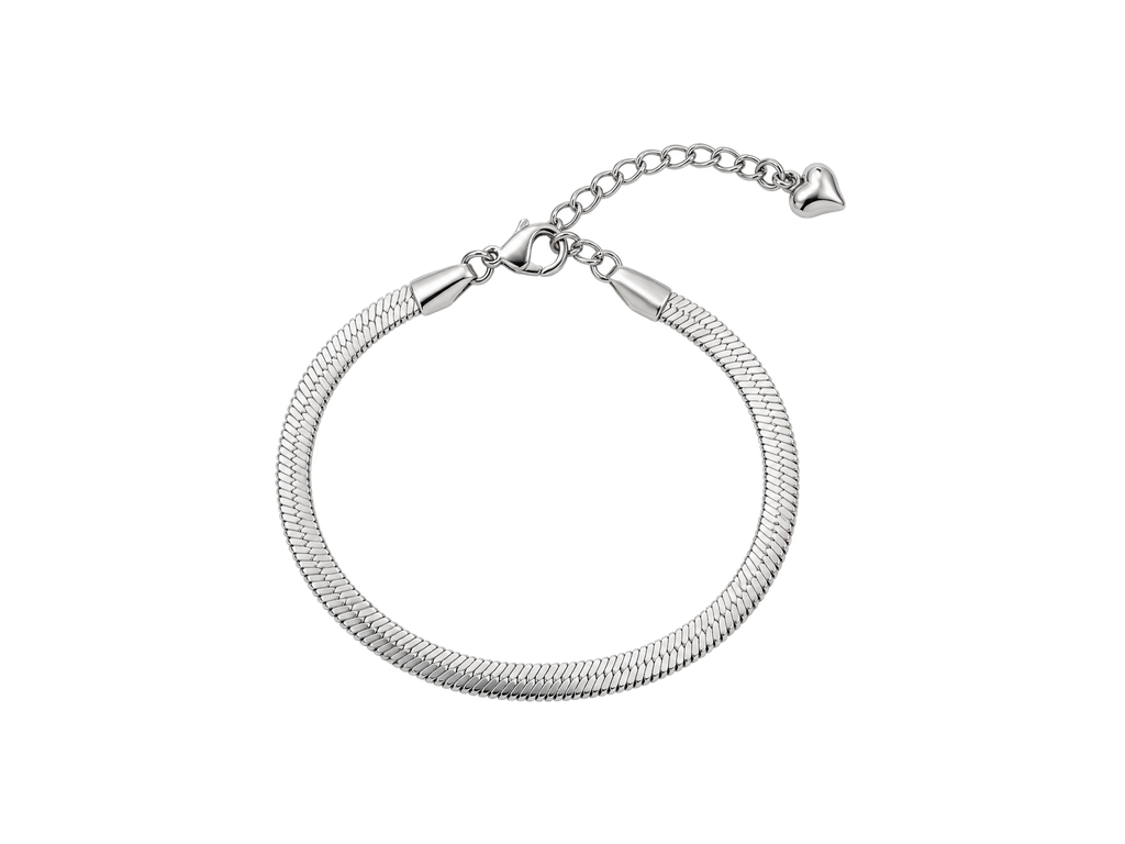 Herringbone Heart Bracelet – oblečení