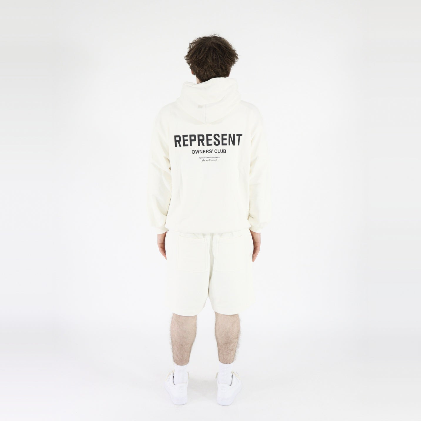 pikastore.cz - Represent Owners Club Hoodie Flat White + Owners Club Shorts Flat White SET-Bundle-pikastore.cz-pikastore.cz