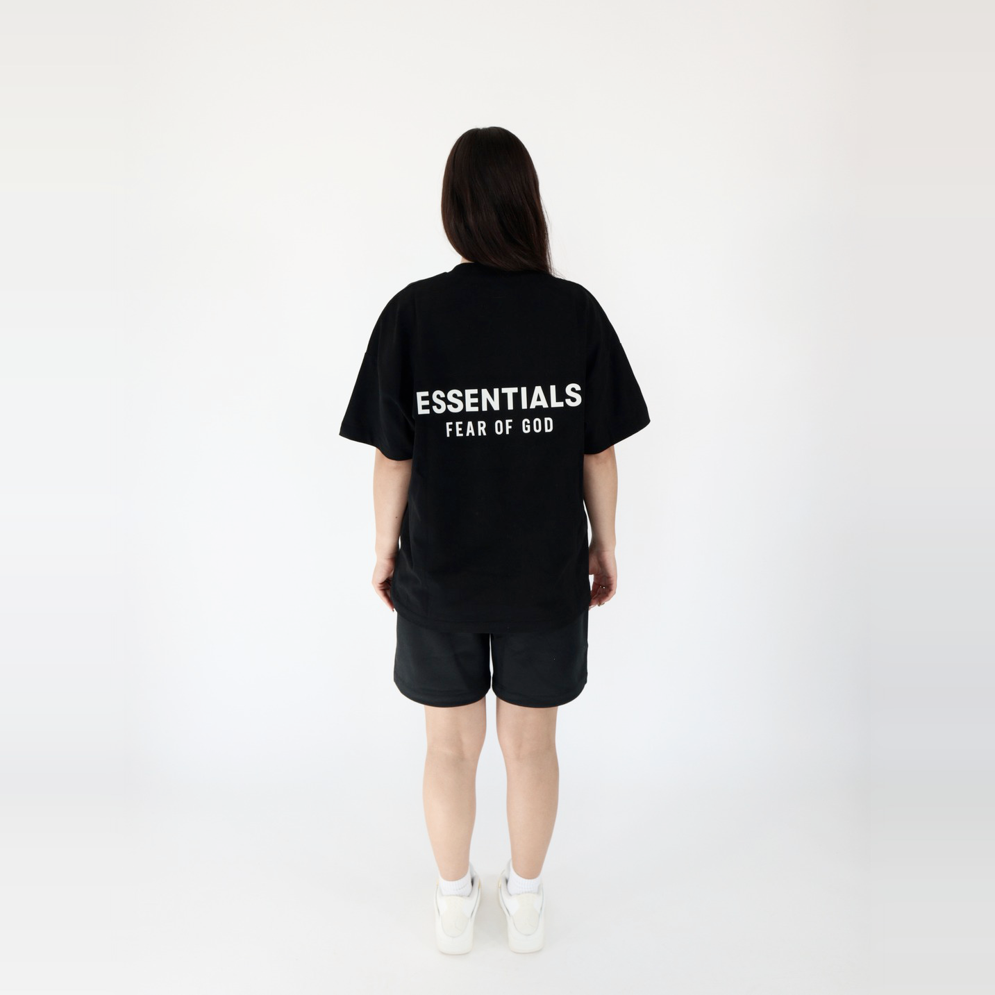 pikastore.cz - Fear of God Essentials S25 T-Shirt Jet Black + S25 Shorts Jet Black SET-Bundle-pikastore.cz-pikastore.cz