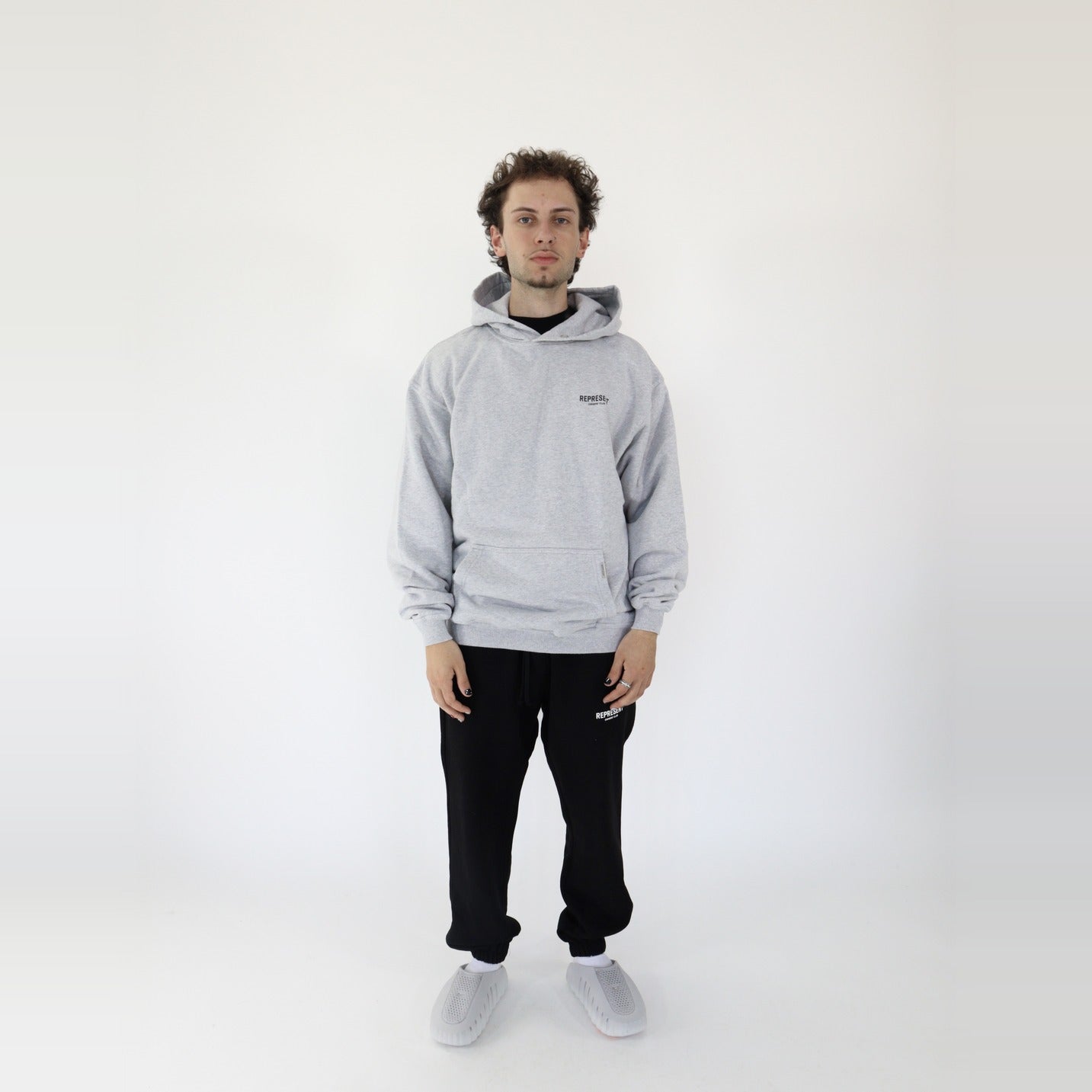 pikastore.cz - Represent Owners Club Hoodie Ash Grey + Owners Club Sweatpants Black SET-Bundle-pikastore.cz-pikastore.cz