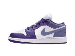 Nike Jordan 1 Low Court Purple White Dusty Amethyst (GS)