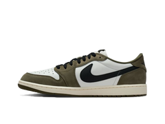 Nike Jordan 1 Retro Low Medium Olive Summit White Sail Black