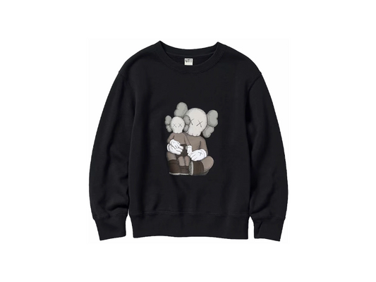 KAWS x Uniqlo Longsleeve Sweatshirt Black