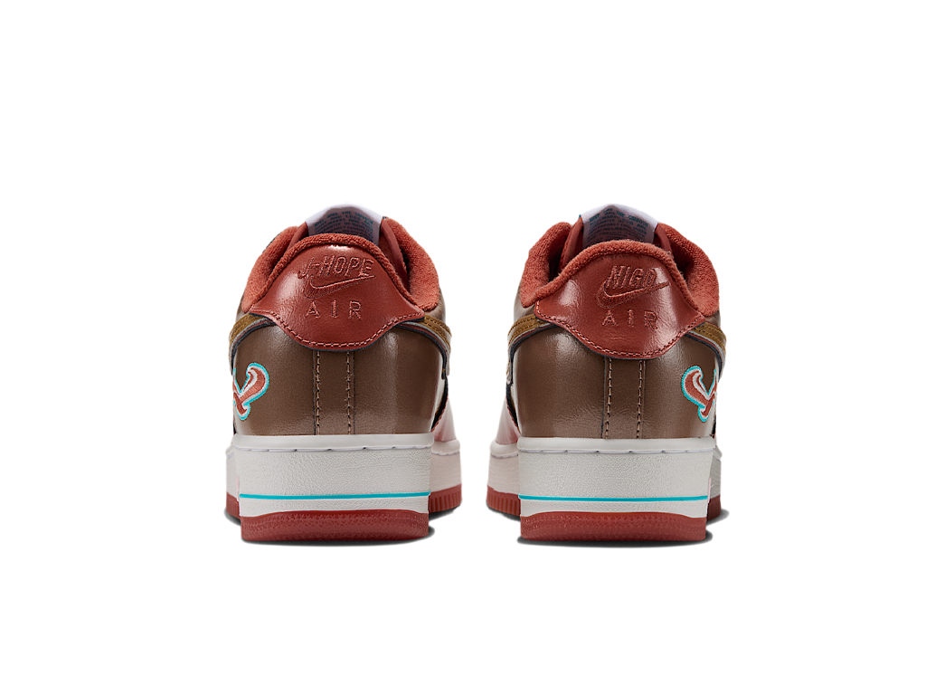 NIGO x J-Hope x Nike Air Force 1 01 Burnt Sunrise – adidași – fotografia 4 din 5