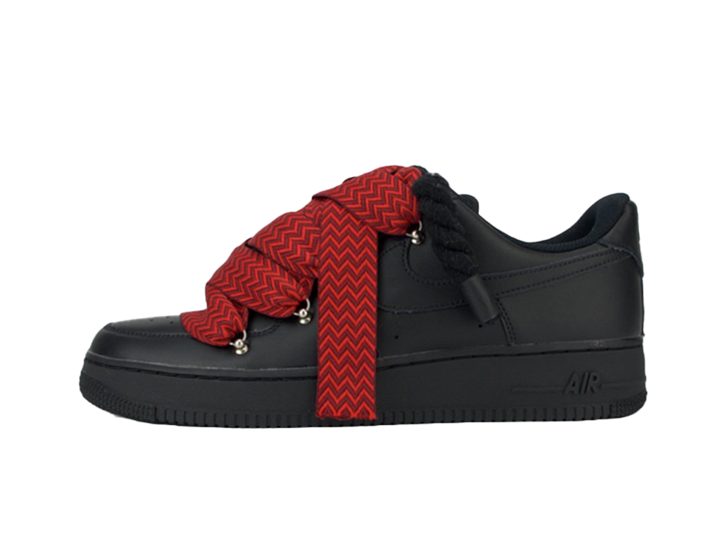 Nike Air Force 1 Black Low 07 Lanvin Red-Nike-pikastore.cz