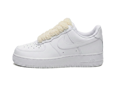 Nike Air Force 1 White Low 07 Fluffy Laces Cream